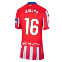 Camiseta Atletico Madrid Nahuel Molina #16 Primera Equipación Replica 2024-25 para mujer mangas cortas